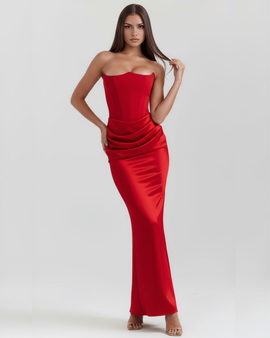 Sophia | Corset Maxi Dress