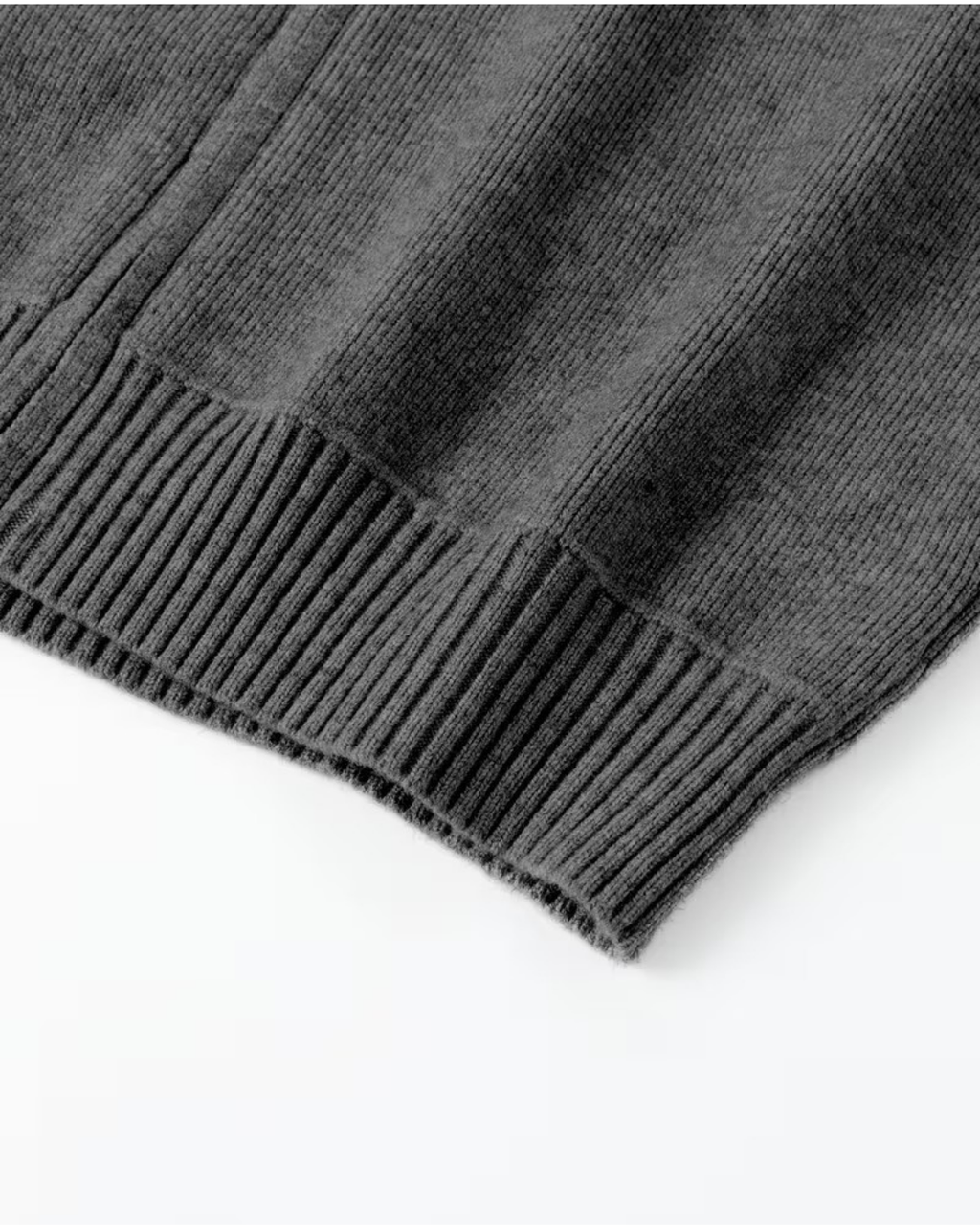 Ulf | Full Zip Knit Cardigan with Stand Collar
