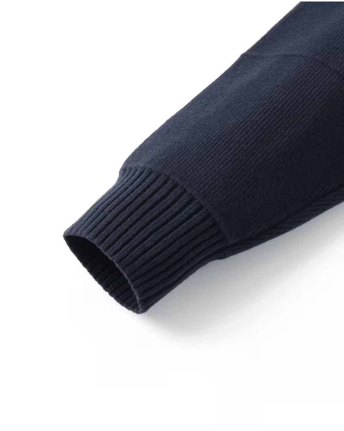Ulf | Full Zip Knit Cardigan with Stand Collar