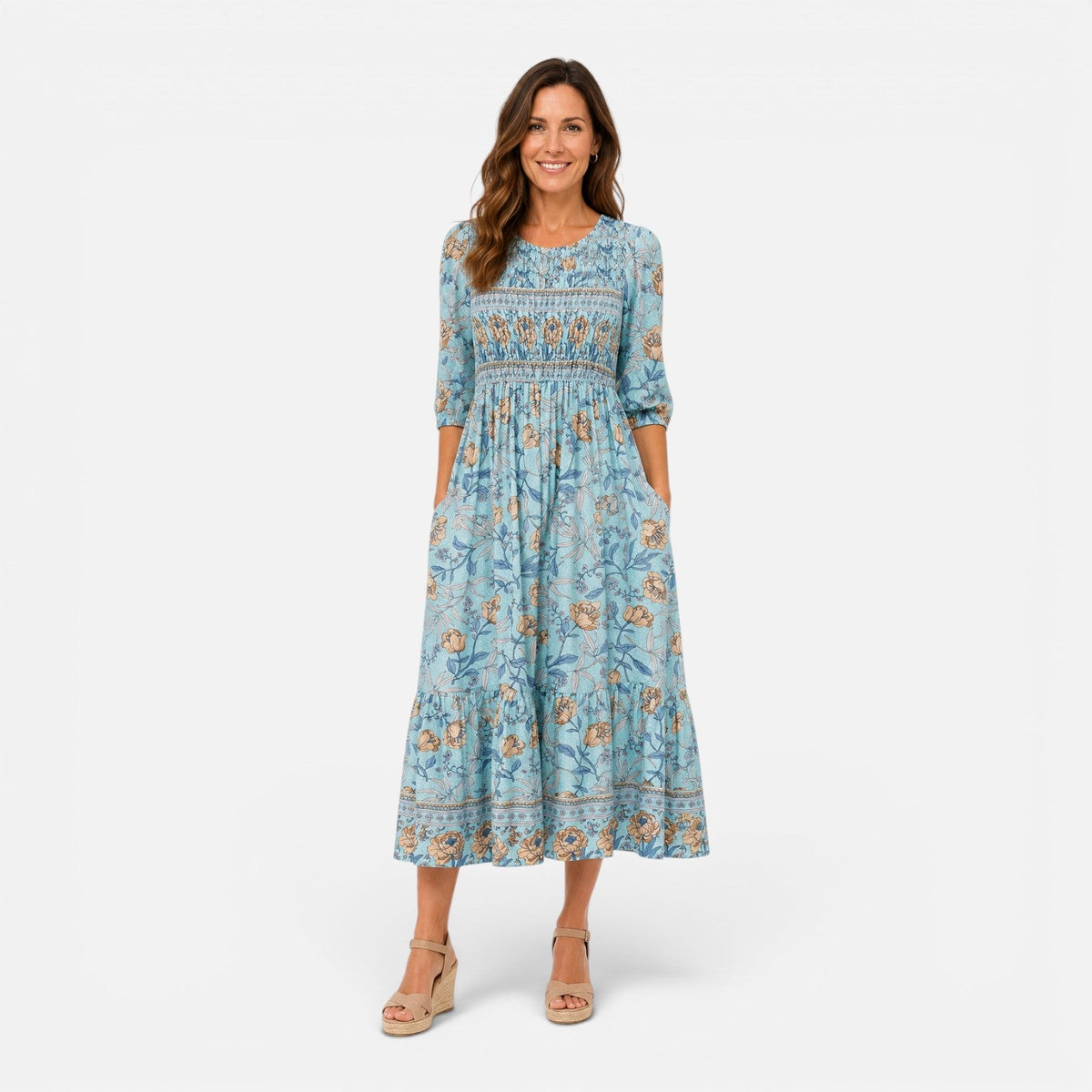 Delilah | Floral Relaxed Midi Dress