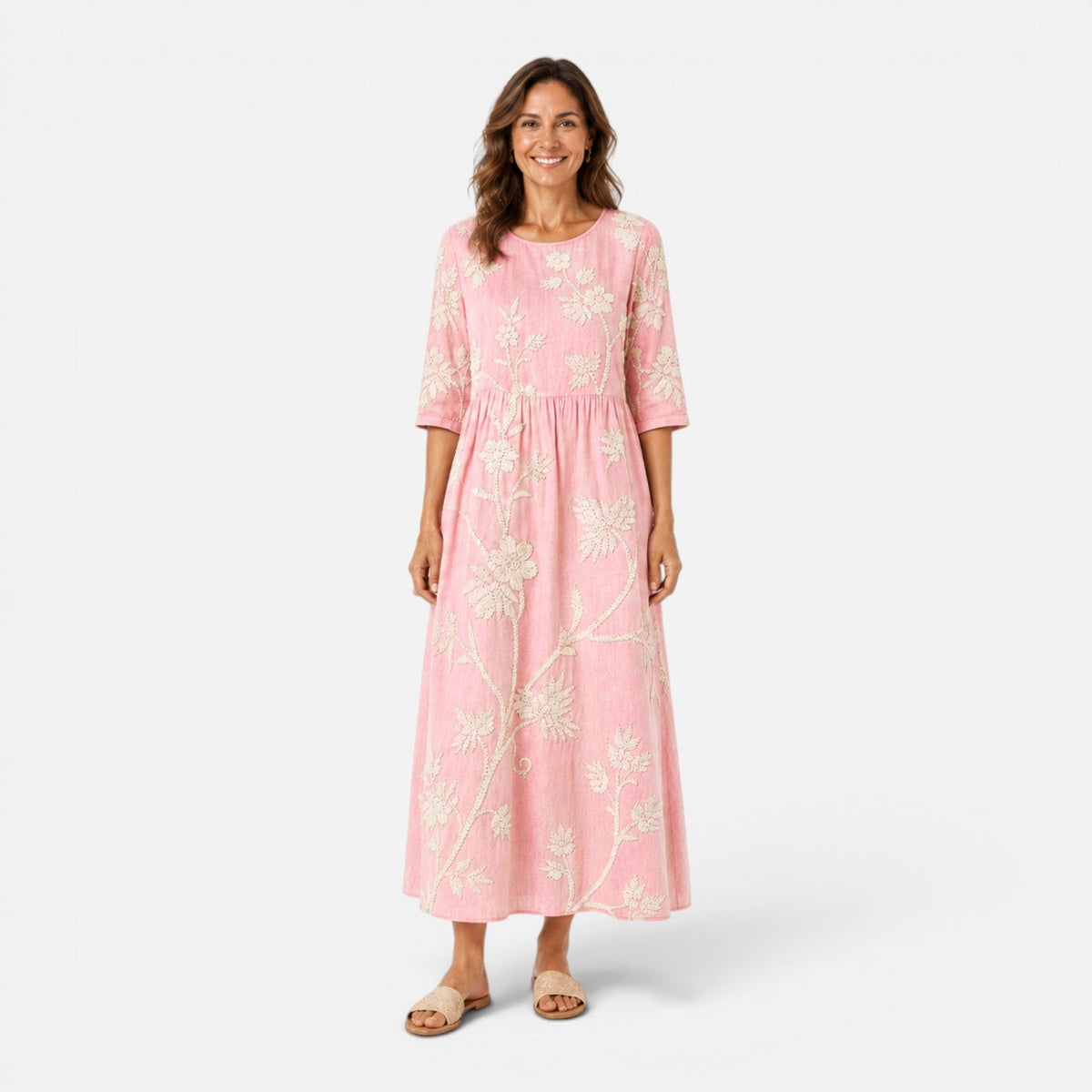 Beatrix | Lightweight Floral Midi Dress
