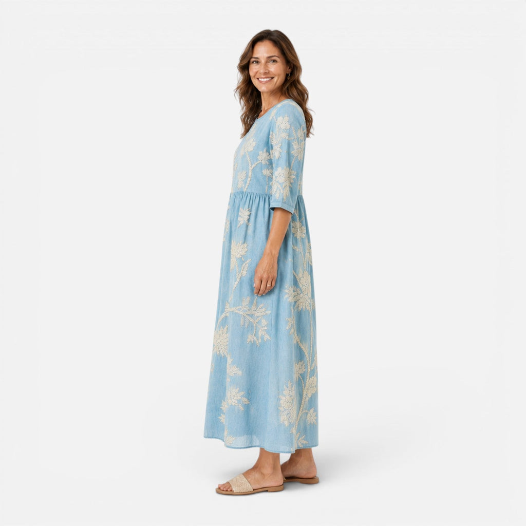 Beatrix | Lightweight Floral Midi Dress