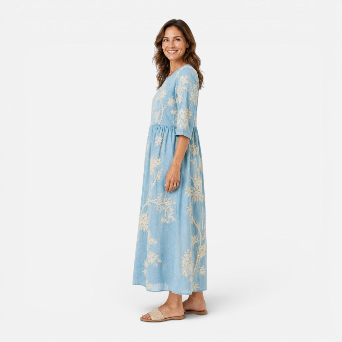 Beatrix | Lightweight Floral Midi Dress