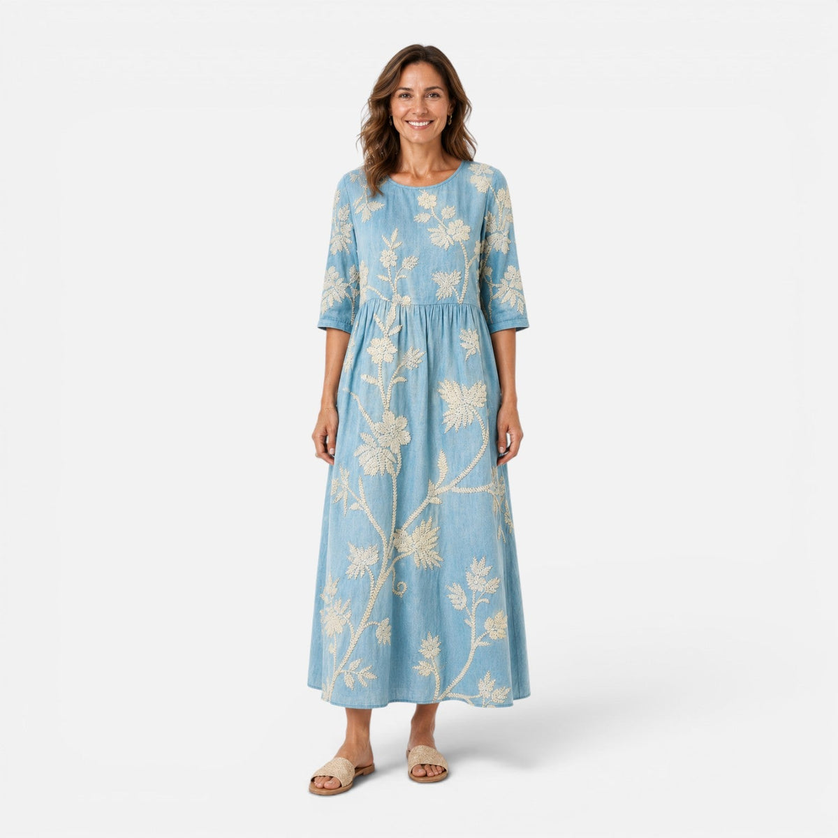 Beatrix | Lightweight Floral Midi Dress