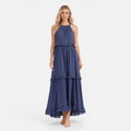 Mia | Tiered Halter Maxi Dress