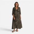 Lorelei | Abstract Print Flowy Maxi Dress