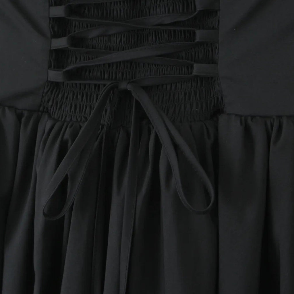 Magnolia | Backless Corset Halter Midi Dress