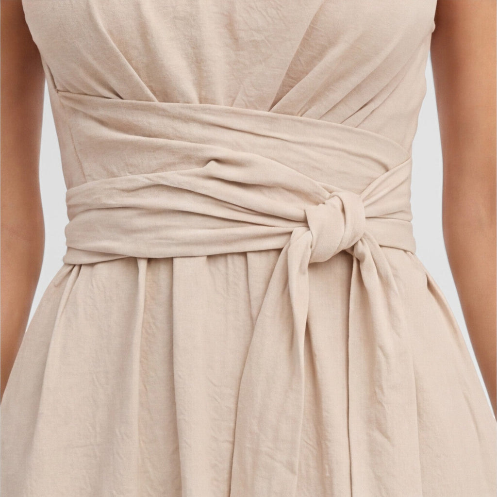 Giselle | Twist Waist Sleeveless Maxi Dress