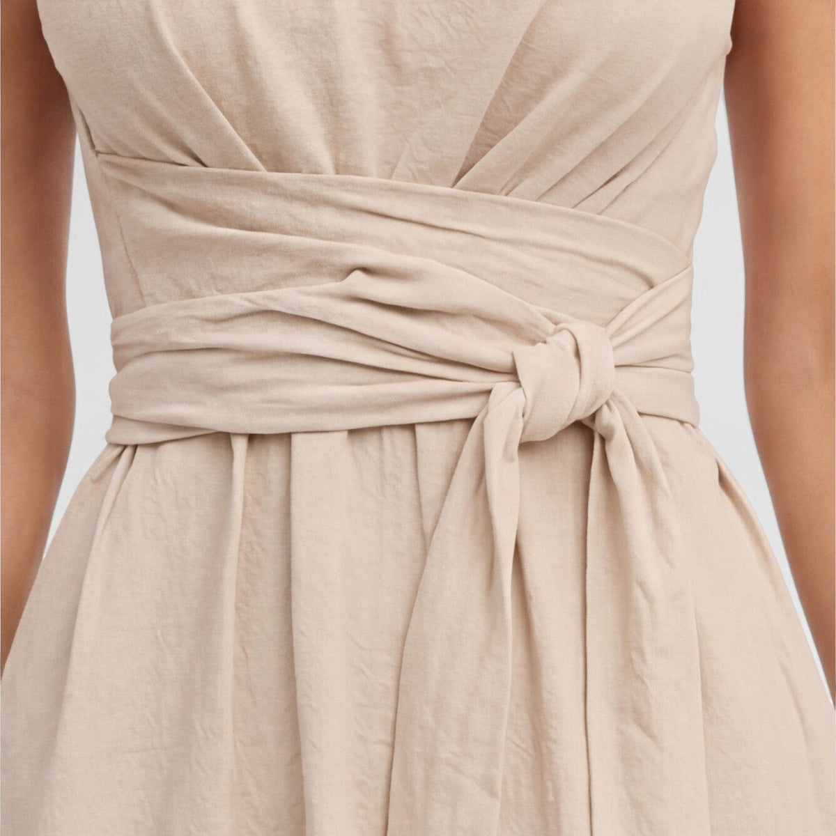 Giselle | Twist Waist Sleeveless Maxi Dress