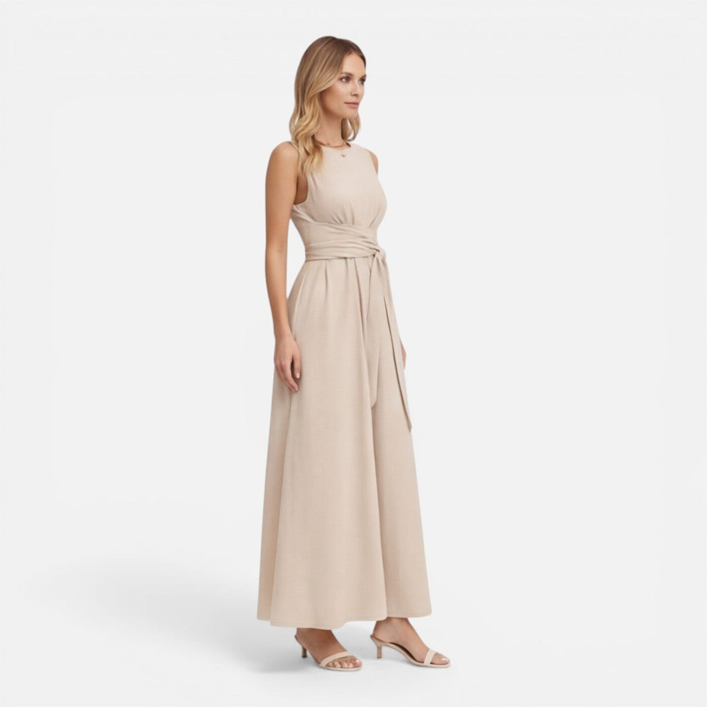 Giselle | Twist Waist Sleeveless Maxi Dress