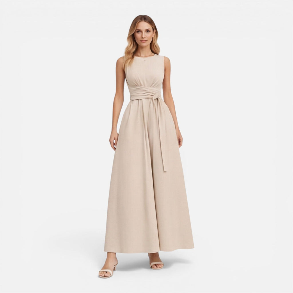 Giselle | Twist Waist Sleeveless Maxi Dress