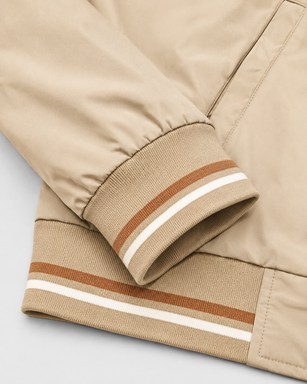 Frasier | Classic Bomber Jacket with Ribbed Trim