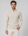 Wolfgang | Full-Zip Knit Cardigan with Stand Collar