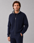 Ulf | Full Zip Knit Cardigan with Stand Collar