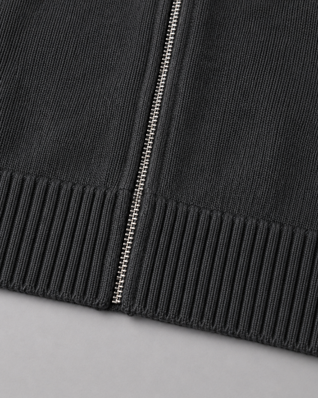 Ulf | Full Zip Knit Cardigan with Stand Collar