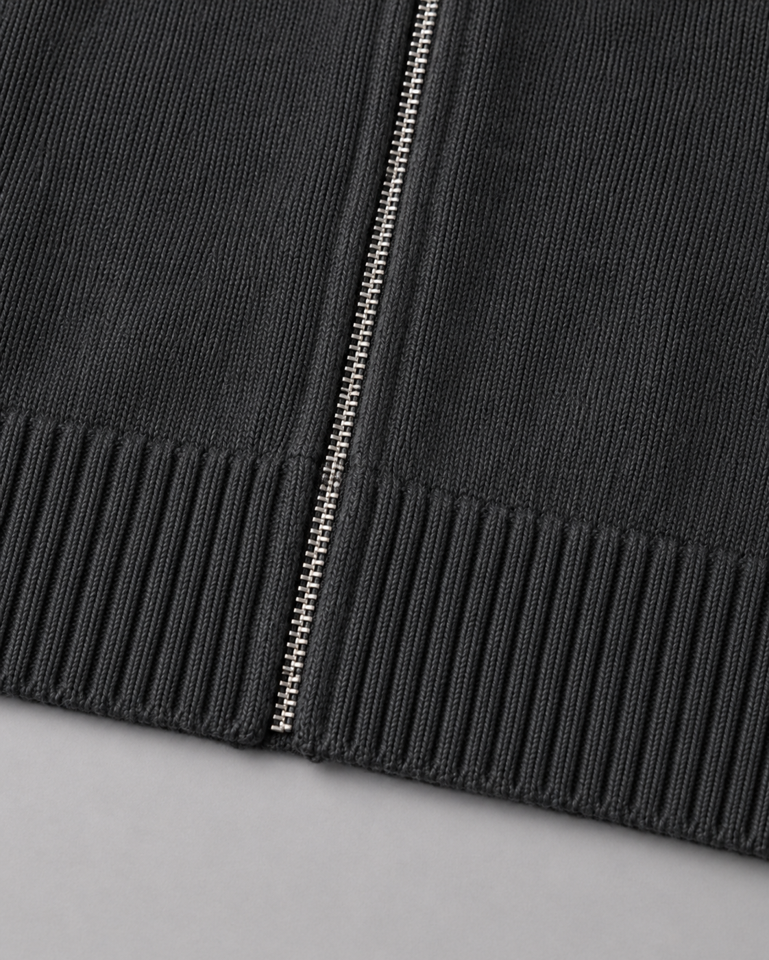 Ulf | Full Zip Knit Cardigan with Stand Collar