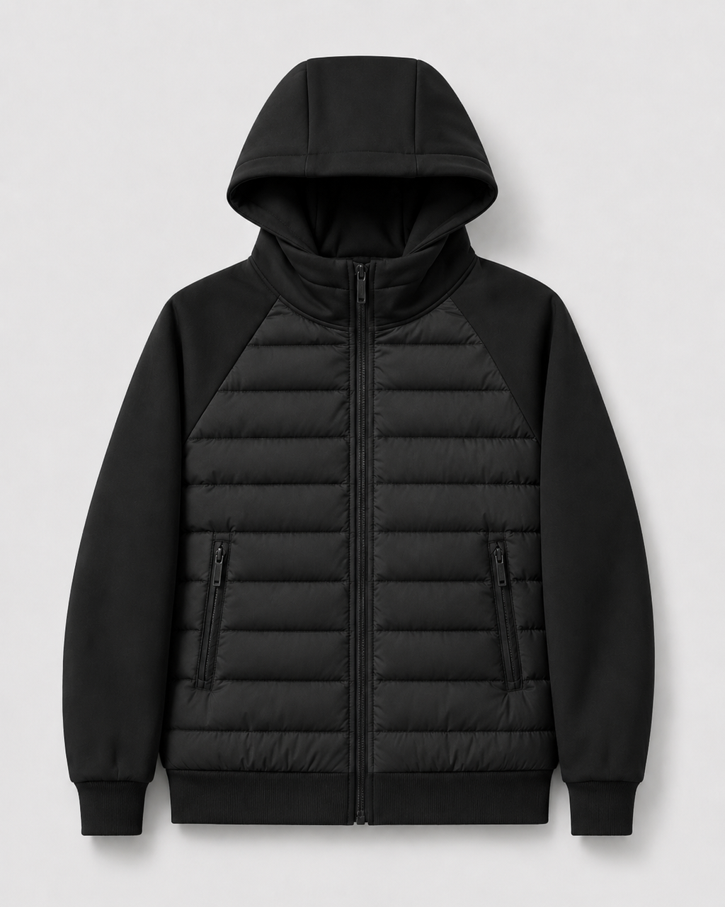 Cato | Hybrid Hooded Quilted Jacket