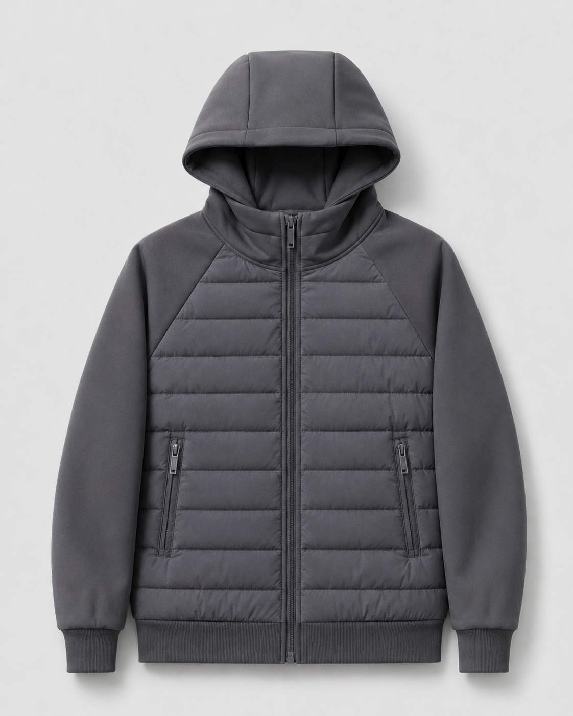 Cato | Hybrid Hooded Quilted Jacket