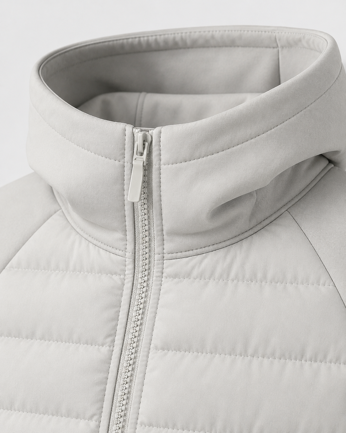Cato | Hybrid Hooded Quilted Jacket