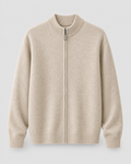 Rainer | Merino Wool Zip-Up Cardigan