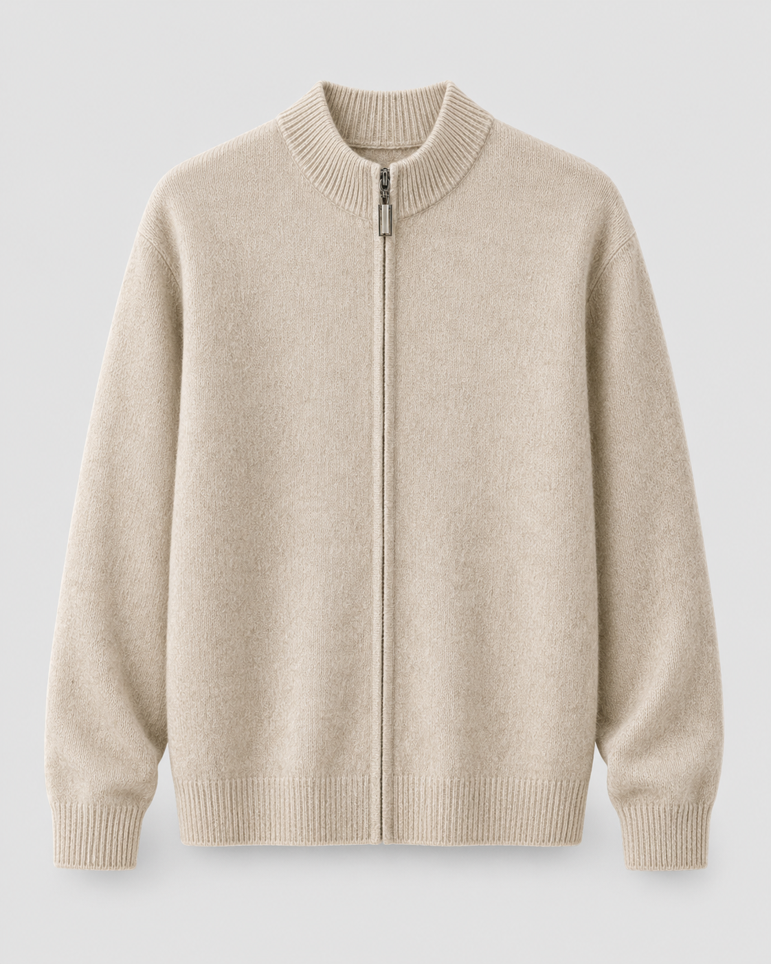 Rainer | Merino Wool Zip-Up Cardigan