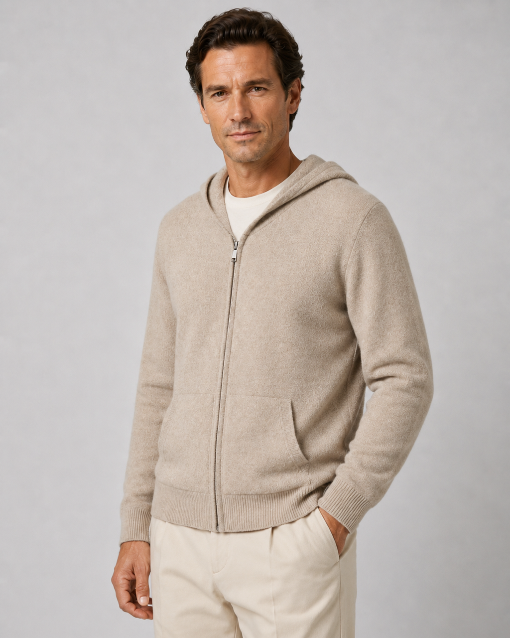 Silvano | Merino Wool Zip-Up Hoodie