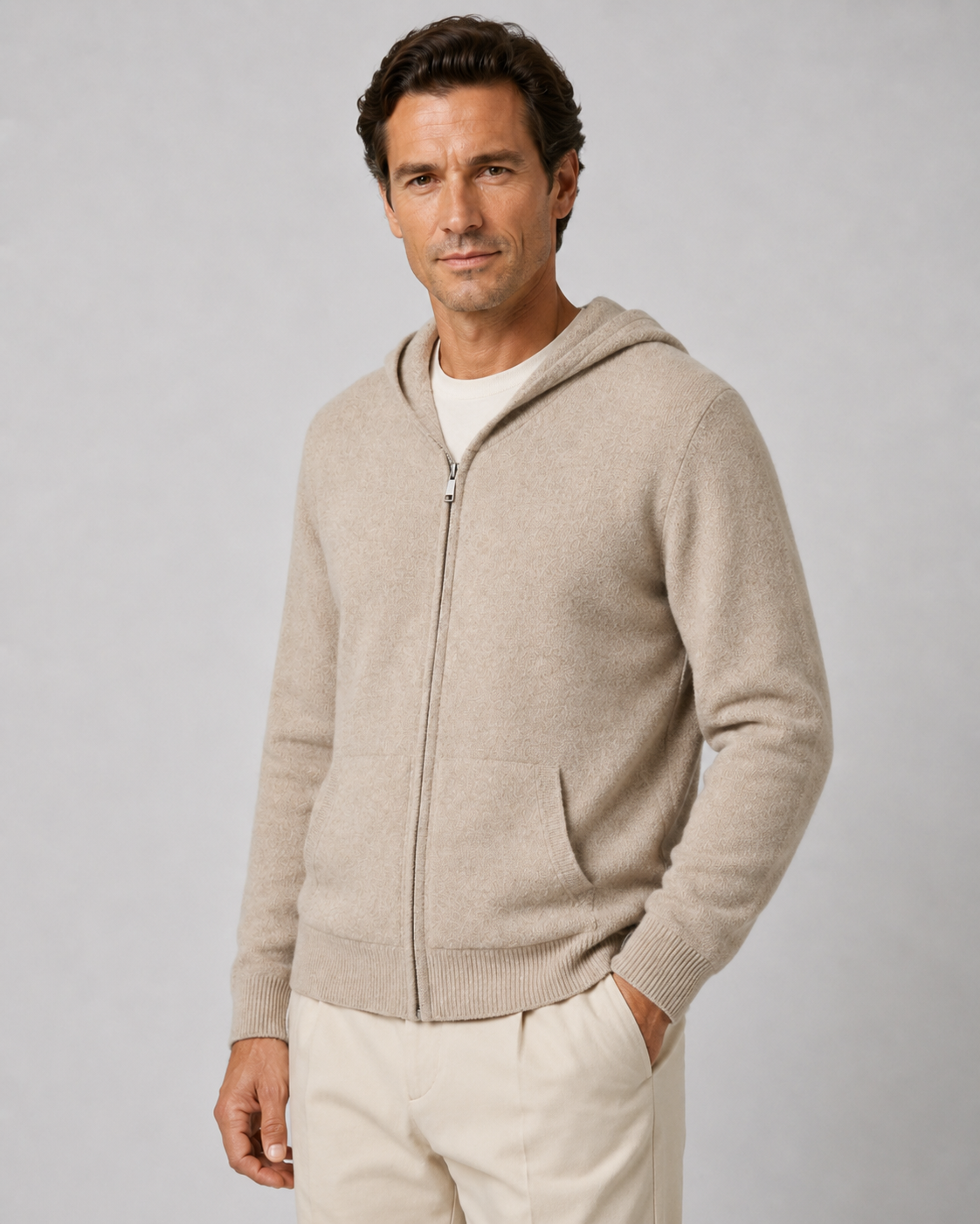 Silvano | Merino Wool Zip-Up Hoodie