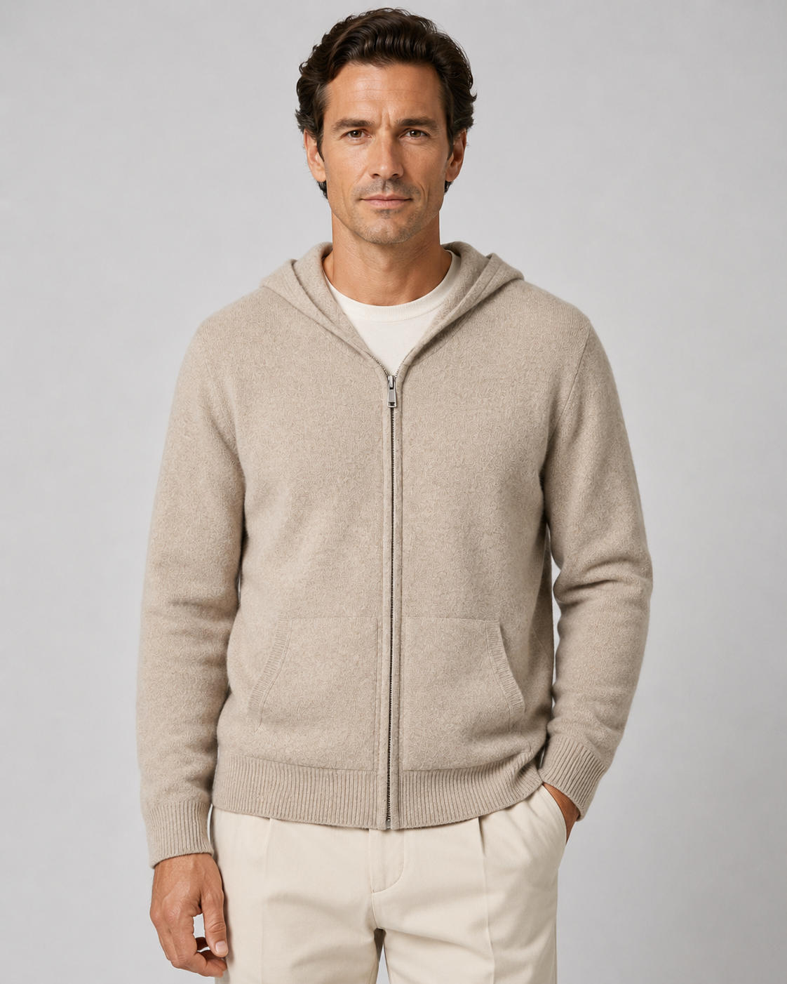 Silvano | Merino Wool Zip-Up Hoodie