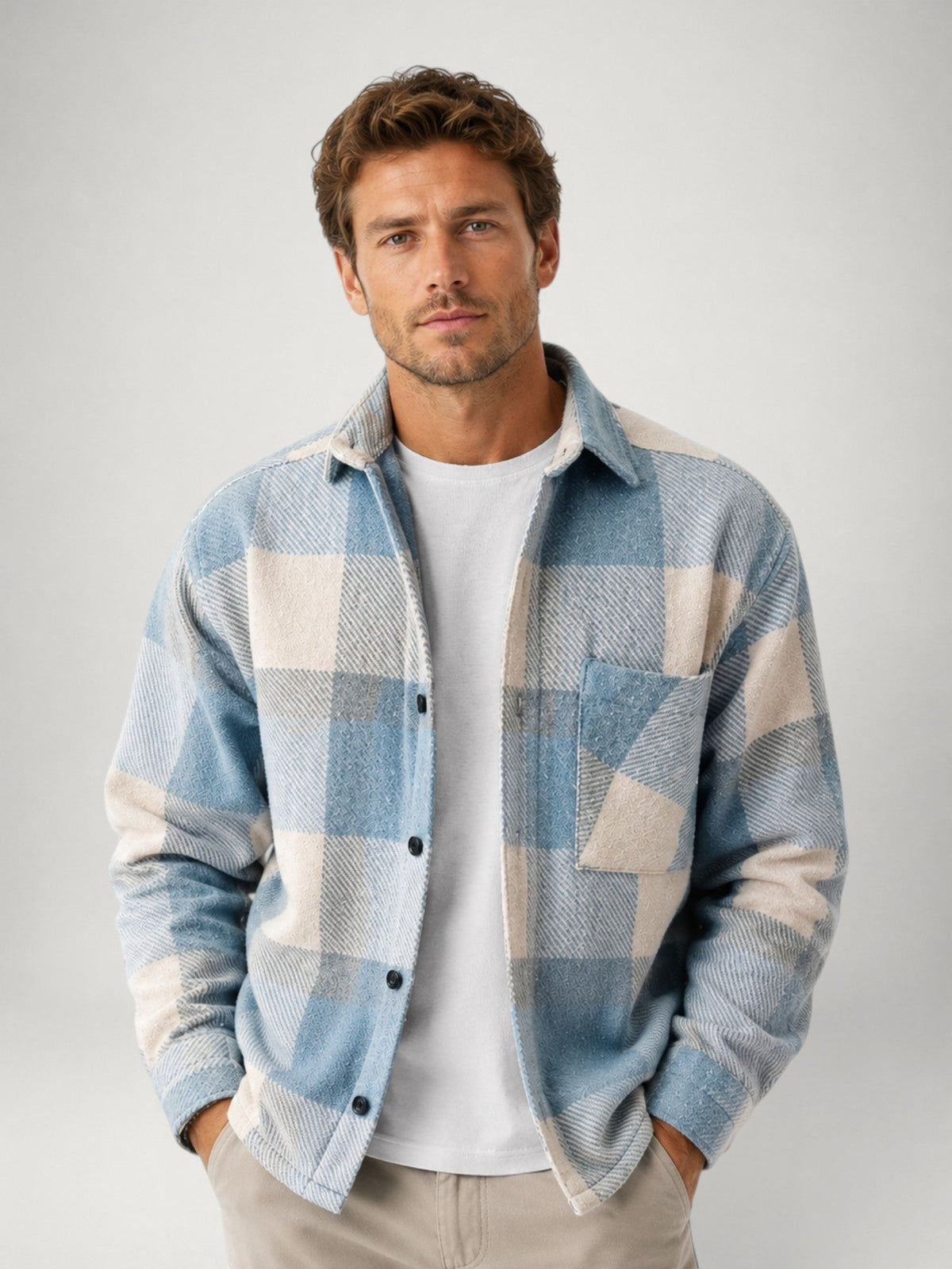 Dorian | Plaid Flannel Overshirt