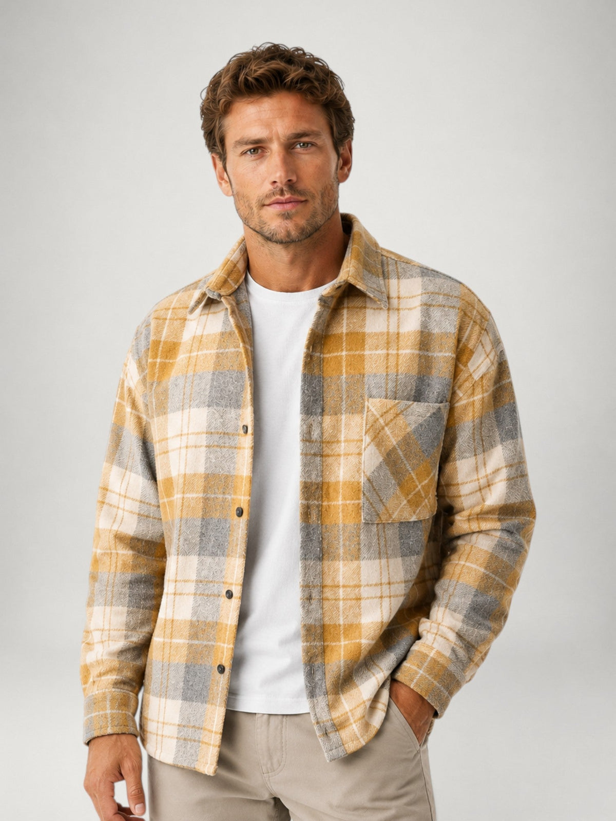 Dorian | Plaid Flannel Overshirt