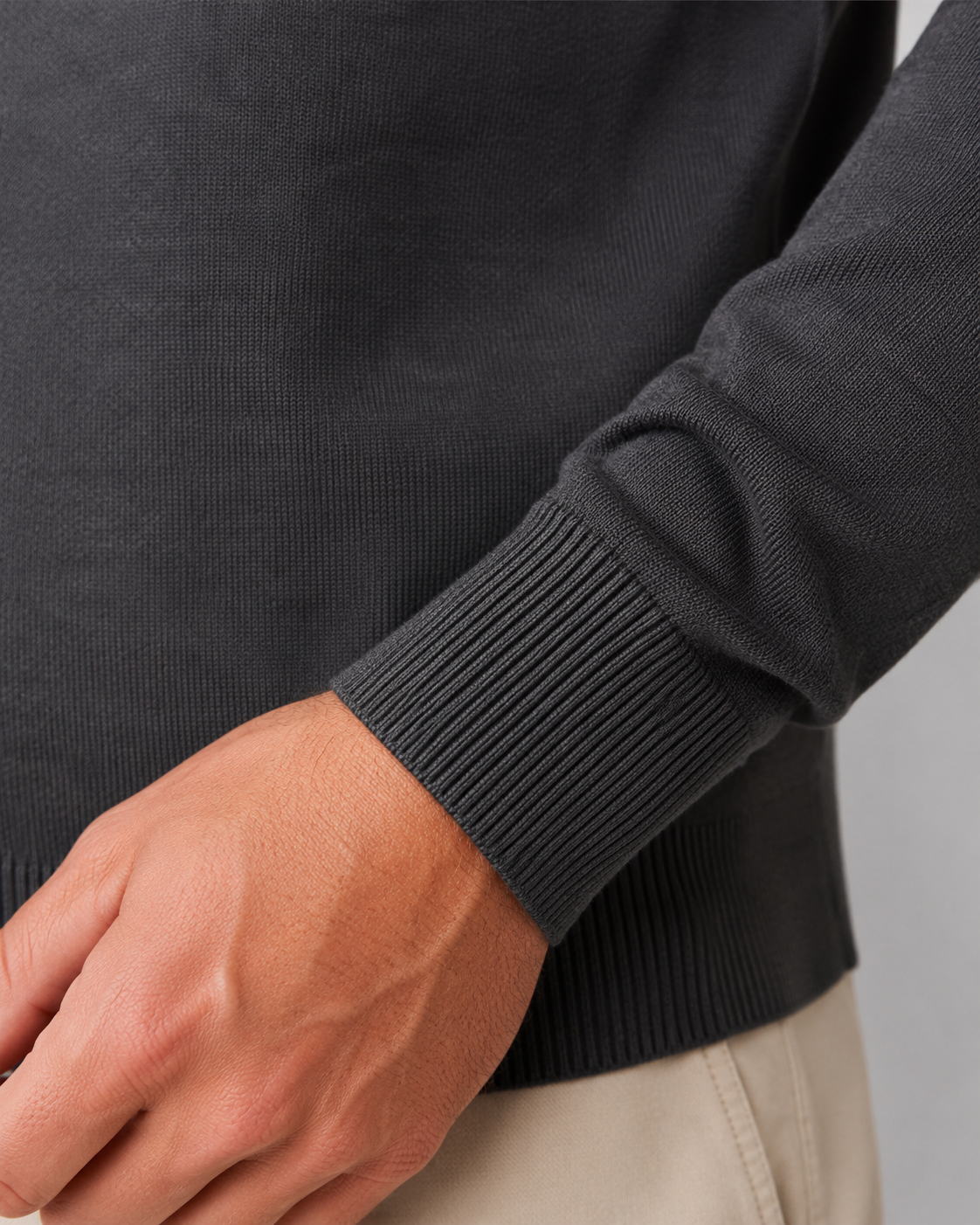 Zaid | Quarter Zip Knit Pullover