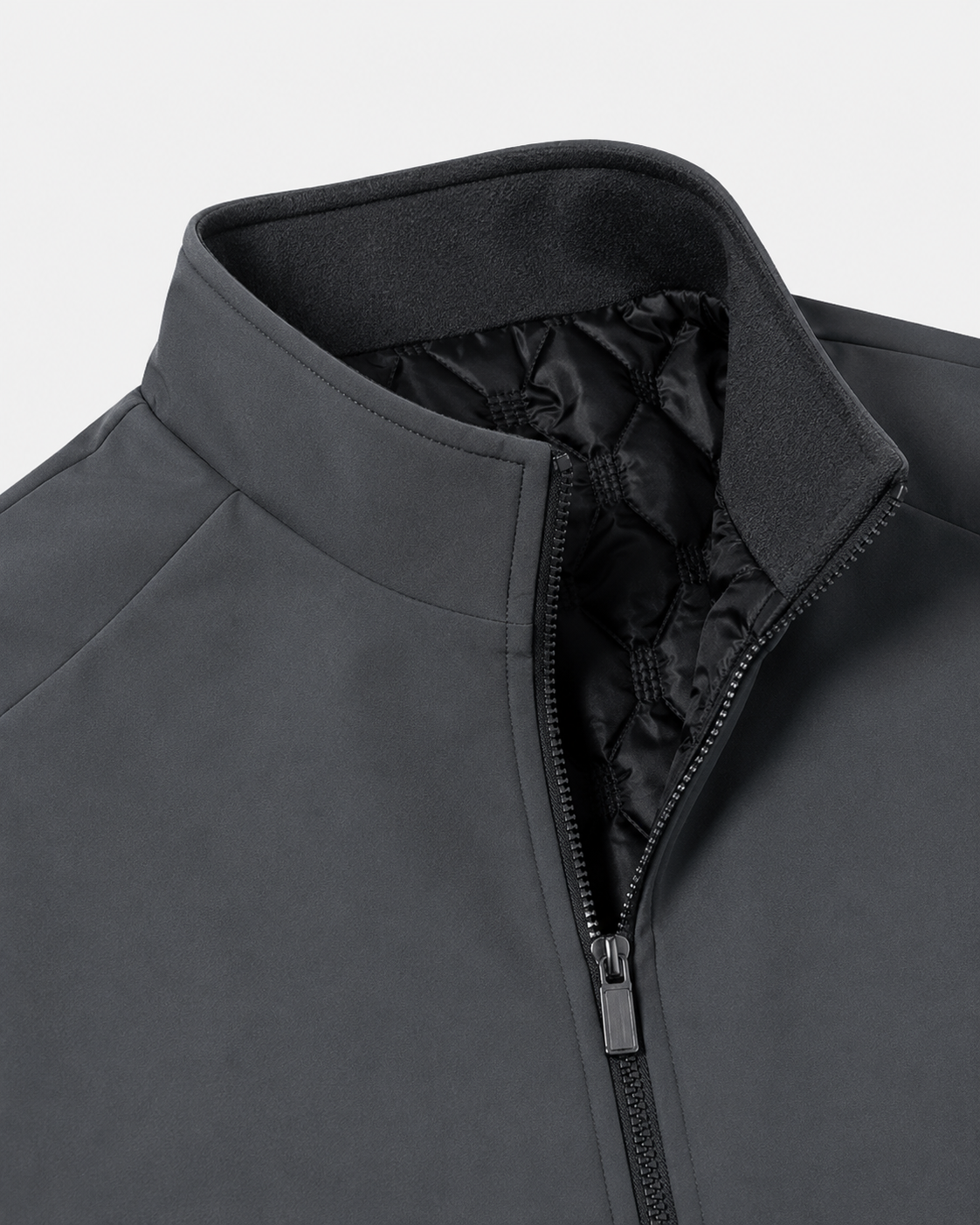 Ives | Quilted Lined Stand Collar Jacket