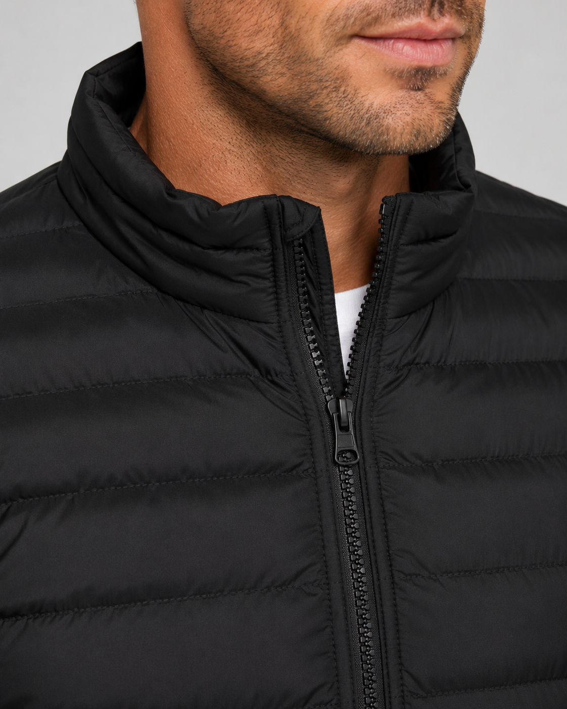 Hendrick | Quilted Puffer Jacket with Stand Collar