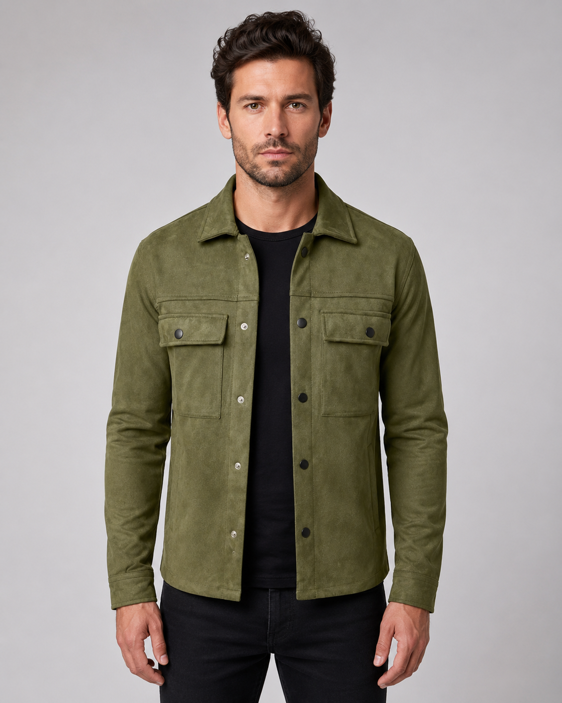 Ashford | Suede Overshirt Jacket