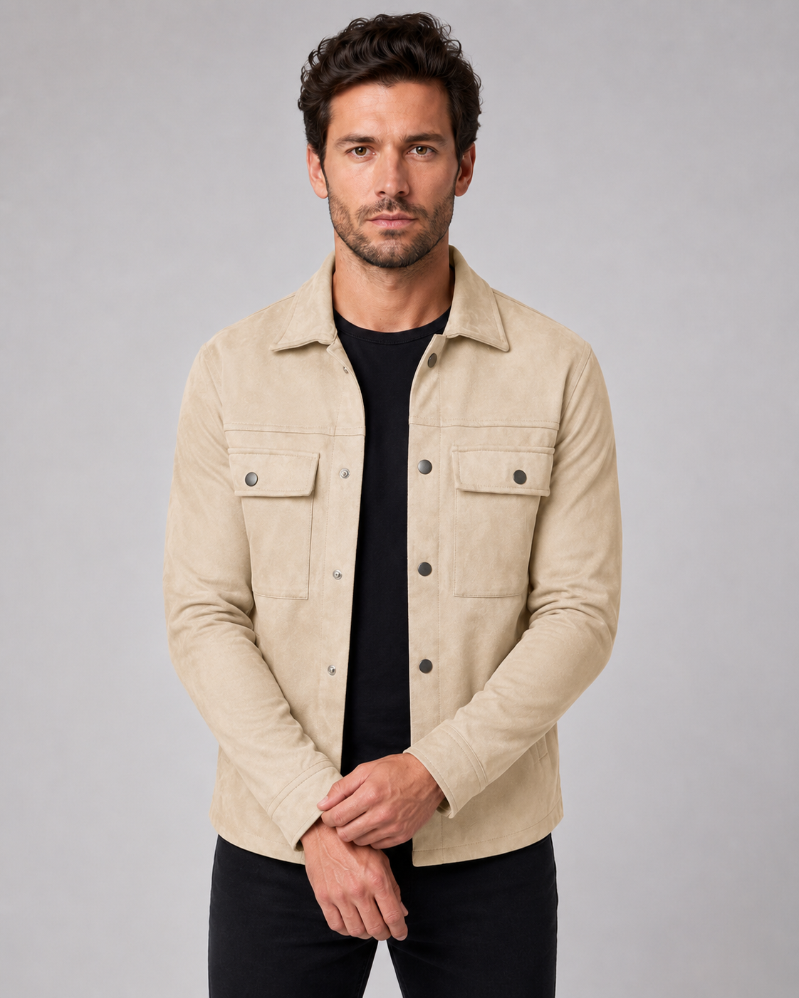 Ashford | Suede Overshirt Jacket