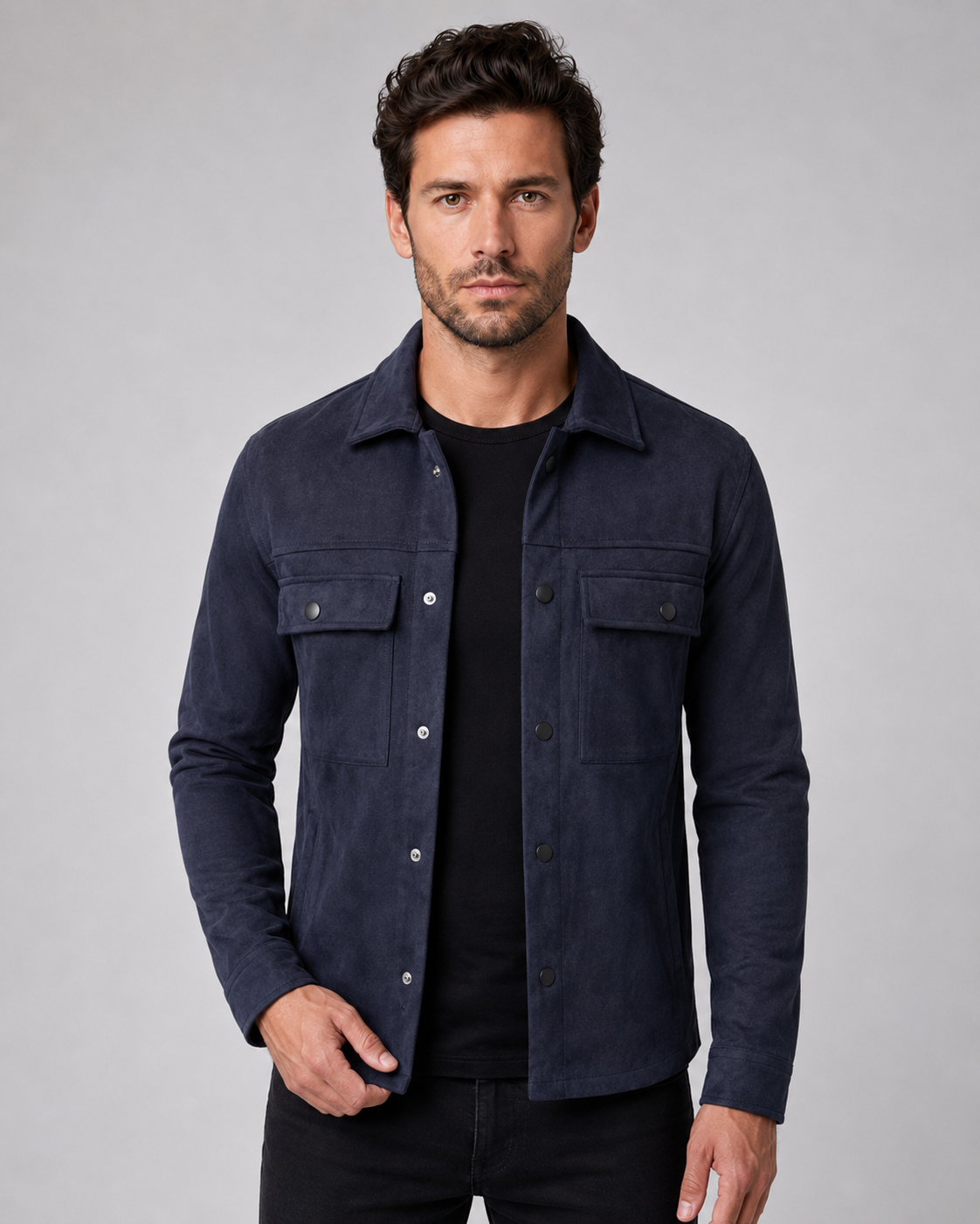 Ashford | Suede Overshirt Jacket