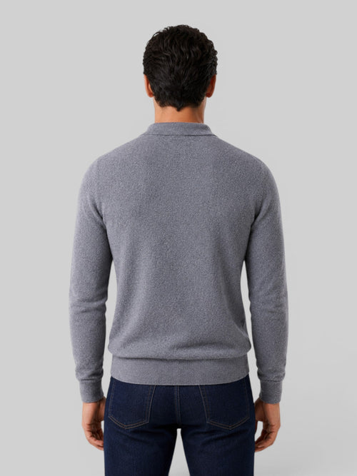 Beckett | Wool Knit Polo Sweater