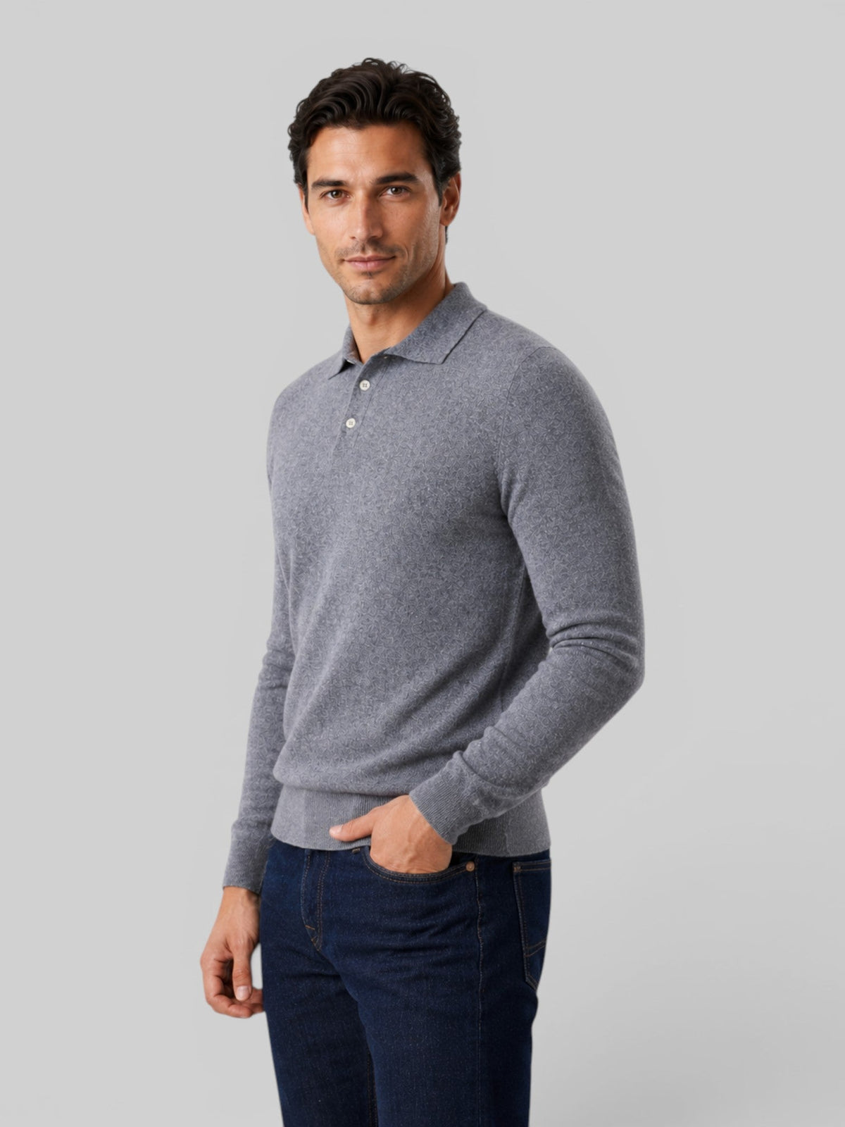 Beckett | Wool Knit Polo Sweater