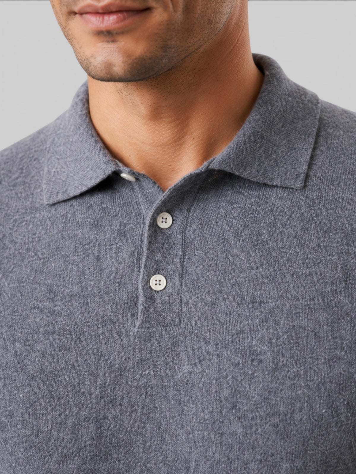 Beckett | Wool Knit Polo Sweater