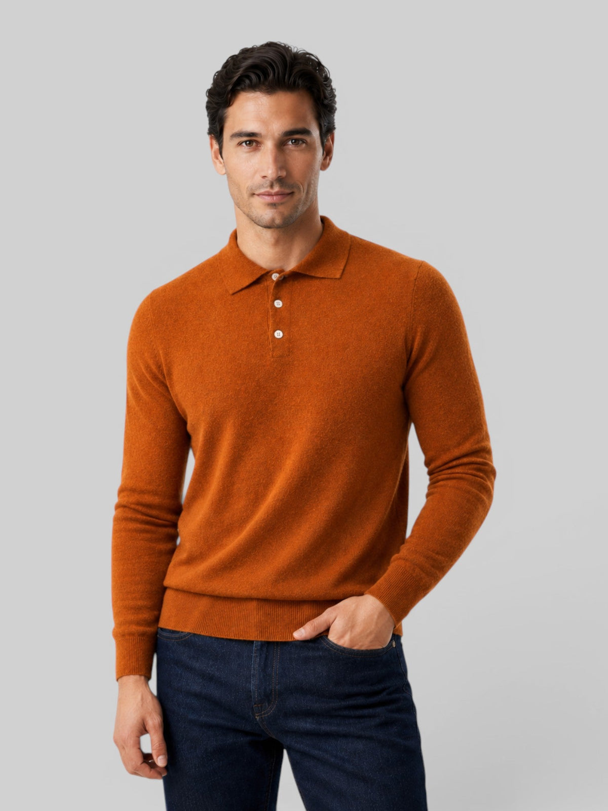 Beckett | Wool Knit Polo Sweater
