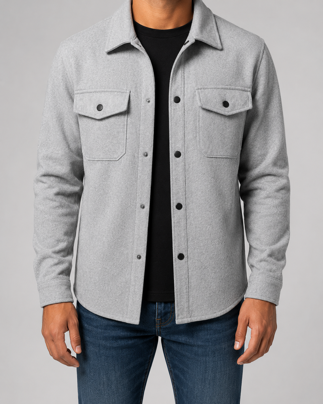 Boswell | Wool Blend Overshirt Jacket