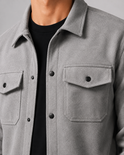 Boswell | Wool Blend Overshirt Jacket