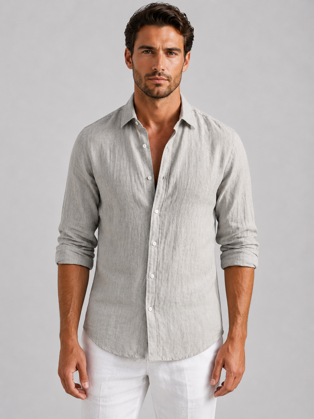 Alden | Long Sleeve Casual Summer Shirt