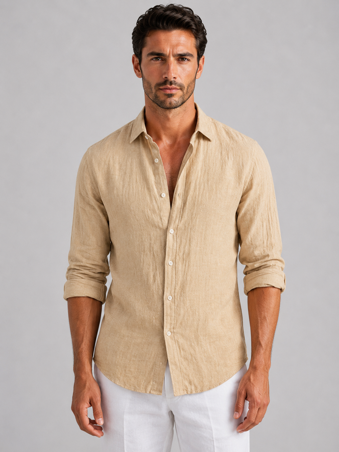 Alden | Long Sleeve Casual Summer Shirt