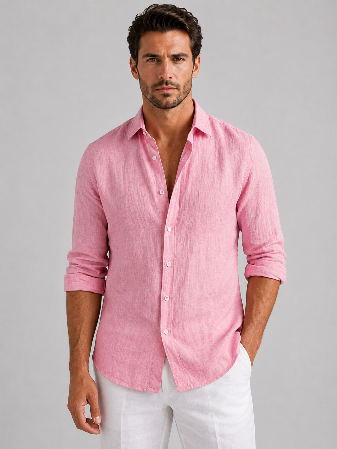 Alden | Long Sleeve Casual Summer Shirt
