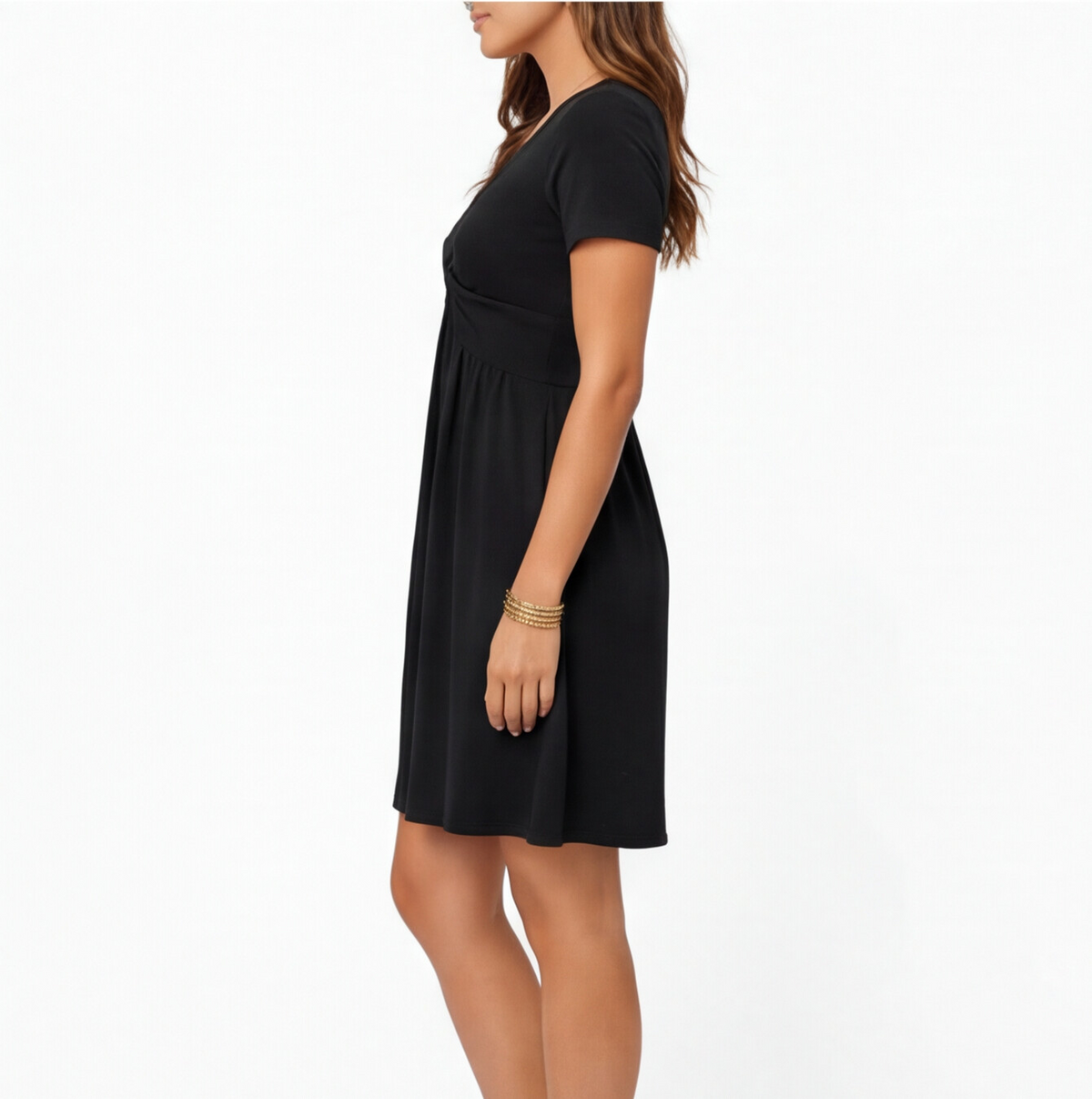 Wren | Cotton V-Neck A-Line Dress