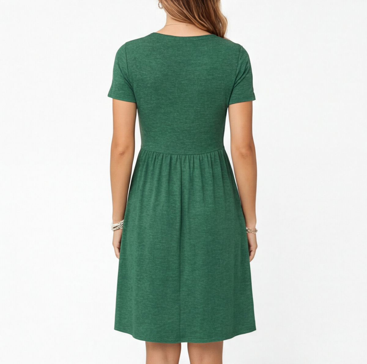 Wren | Cotton V-Neck A-Line Dress