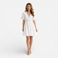 Fernanda | White Lace A-Line Summer Dress