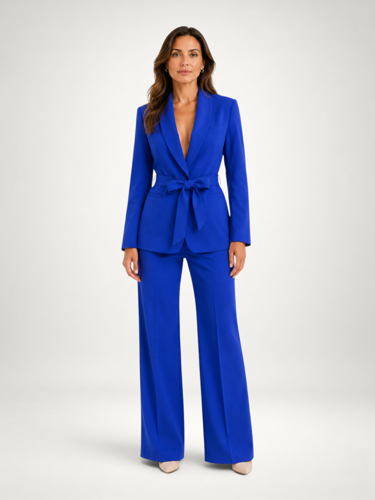 Raine | Belted Blazer & Wide Leg Trouser Co-Ord Set