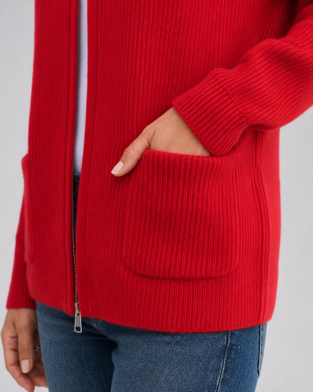 Ulani | Open Front Knit Cardigan with Pockets